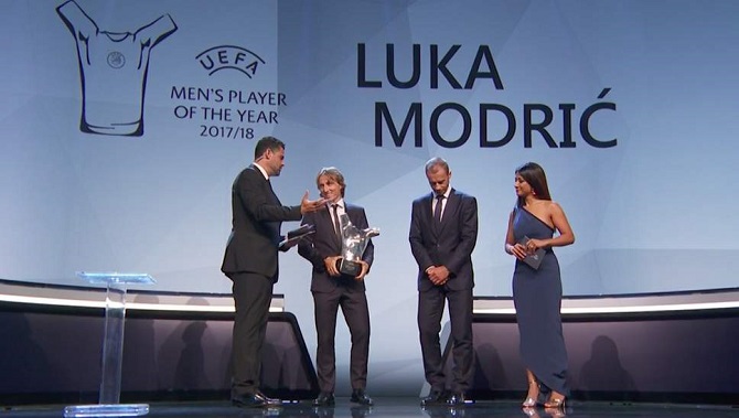 Luka Modric Wins UEFA Men